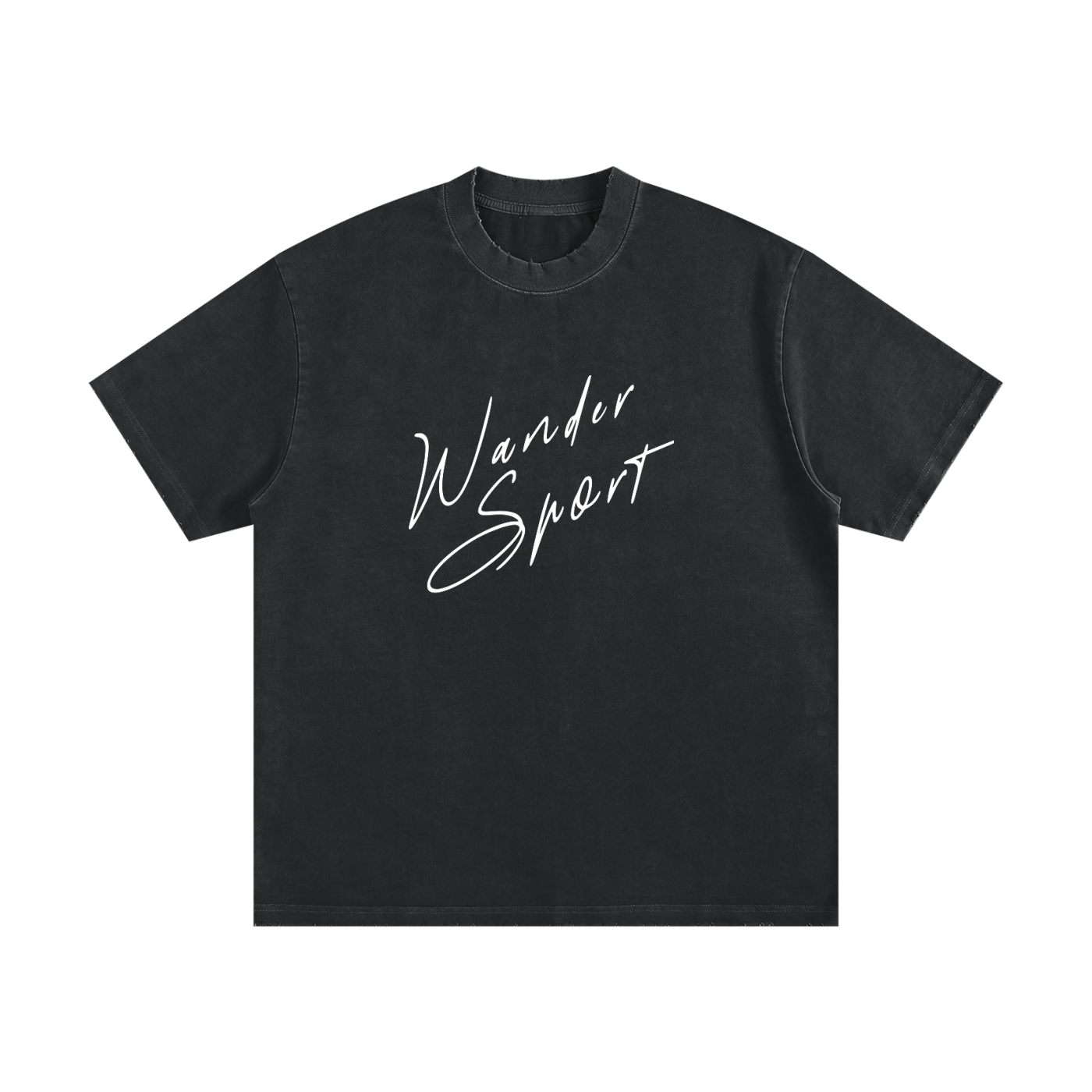 Heavyweight Vintage Washed Frayed T-Shirt